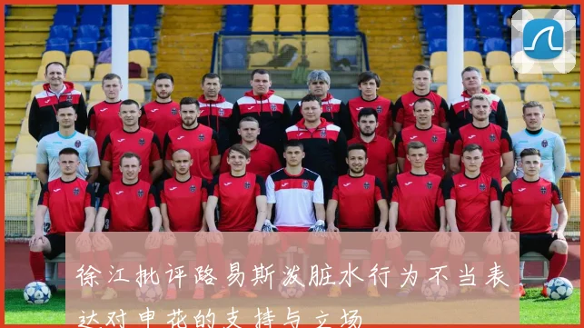 徐江批评路易斯泼脏水行为不当表达对申花的支持与立场