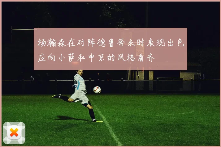 杨瀚森在对阵德鲁蒂米时表现出色应向小萨和申京的风格看齐